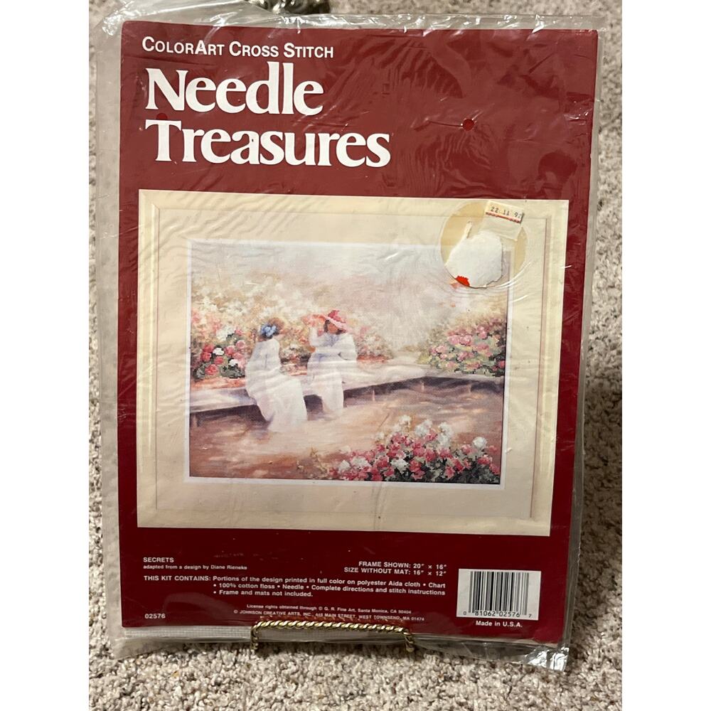 Needle Treasures Secrets Cross stitch New  ColorArt #02576